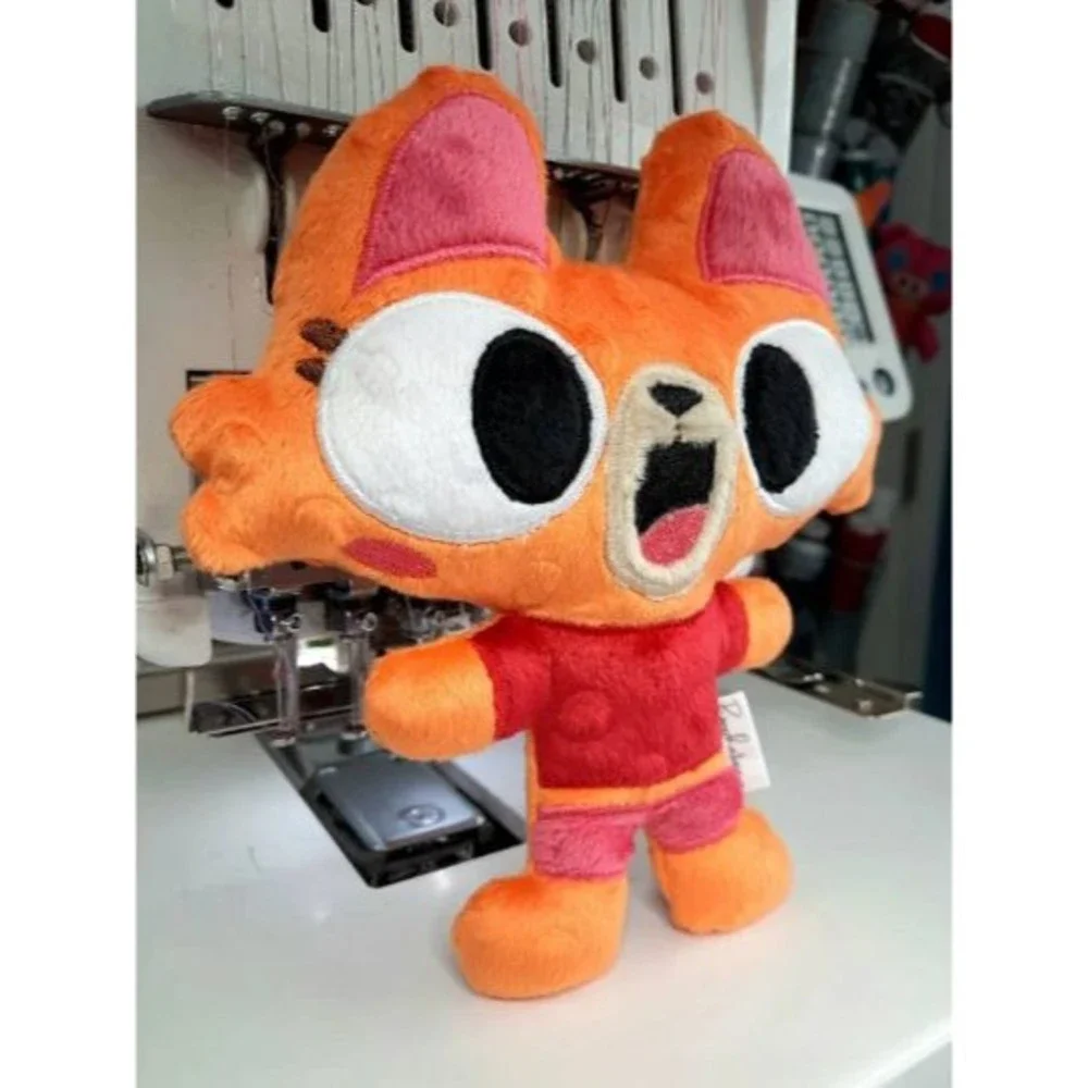 Lingokids plush Handmade Lisa Orange Cat 8.5" Tall safe Personalizable Adorable - Picture 4 of 6